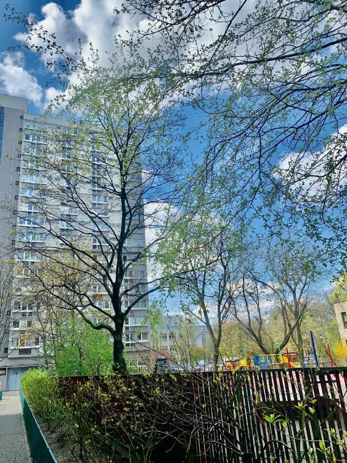 Bright 14Th Floor Central Home With Balcony & Views Warsaw Exterior photo